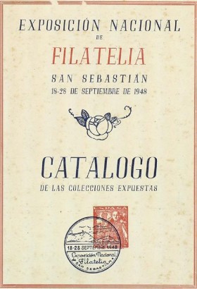 Exposición Nacional de Filatelia 1948 en Salas Municipales de Arte de San Sebastián