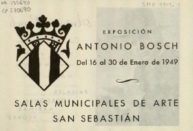 Antonio Bosch margolariaren erakusketa Donostian
