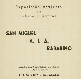 Talde erakusketa 1949an