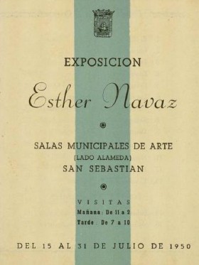 Exposición de Esther Navaz en San Sebastián