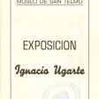 Folleto de la exposición de Ignacio Ugarte en el Museo San Telmo