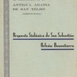 Programa de mano de concierto en San Sebastián en 1932