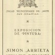 Exposición de Simón Arrieta e Ignacio Echandi en Salas Municipales de Arte de San Sebastián